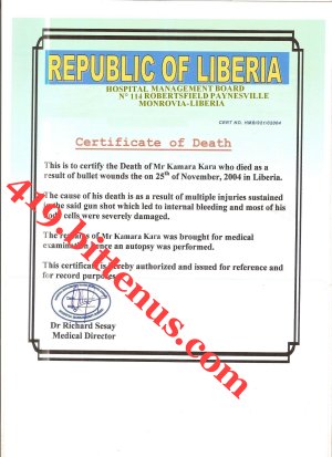 My father-SINGLEQUOTE-s death certificate